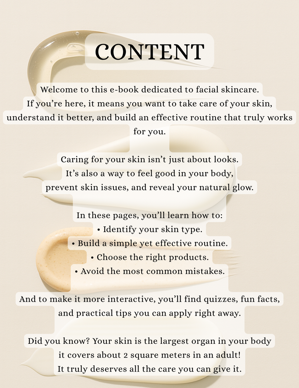 SKINBOOK : first routine (ENG)